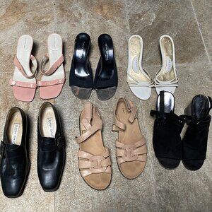 Bdl. of 6 Pair of Shoes-ViaSpiga, Clarks, CharlesDavid, Guess, Bandolino, Carlos